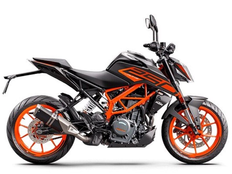 KTM Duke 250 motorcycle available to rent in Bengaluru